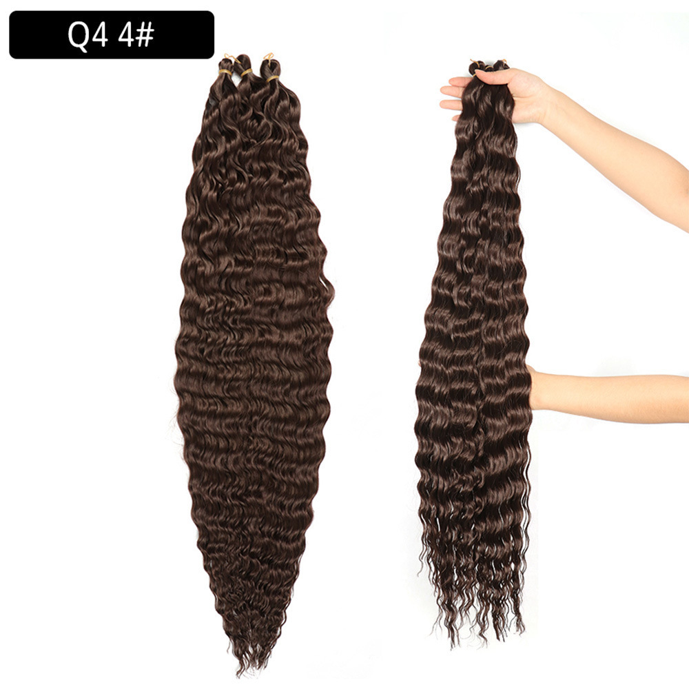 30 inch 120g Wave Crochet Hair Synthetic Passion Twist Braiding Hair Extension Ocean Wave Braiding Hair