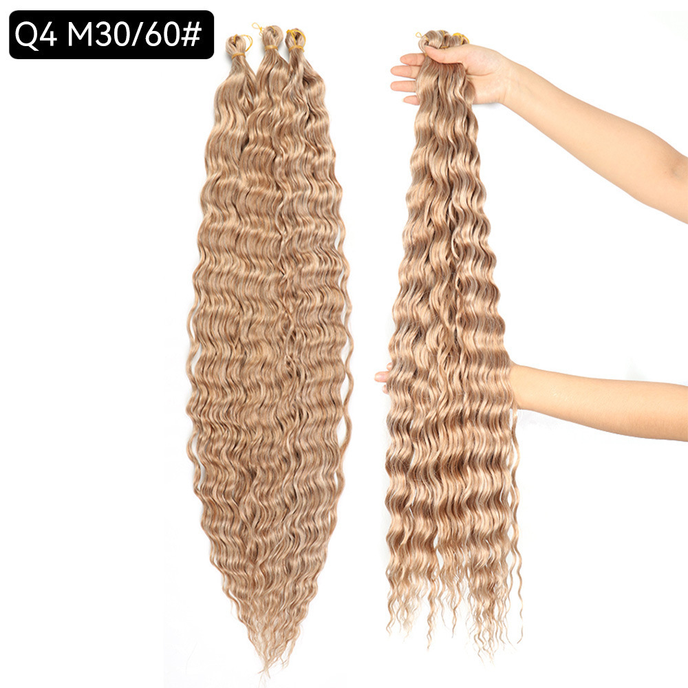 30 inch 120g Wave Crochet Hair Synthetic Passion Twist Braiding Hair Extension Ocean Wave Braiding Hair