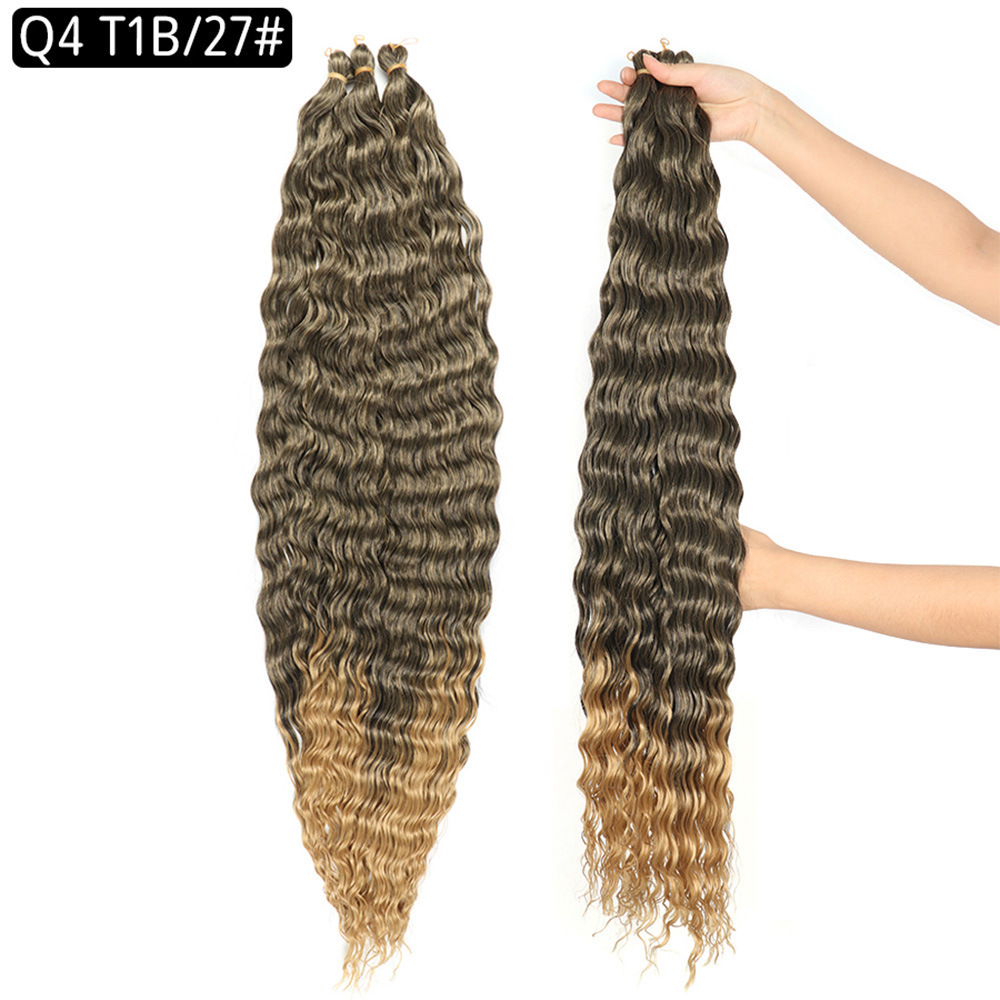 30 inch 120g Wave Crochet Hair Synthetic Passion Twist Braiding Hair Extension Ocean Wave Braiding Hair