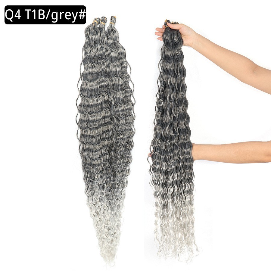30 inch 120g Wave Crochet Hair Synthetic Passion Twist Braiding Hair Extension Ocean Wave Braiding Hair
