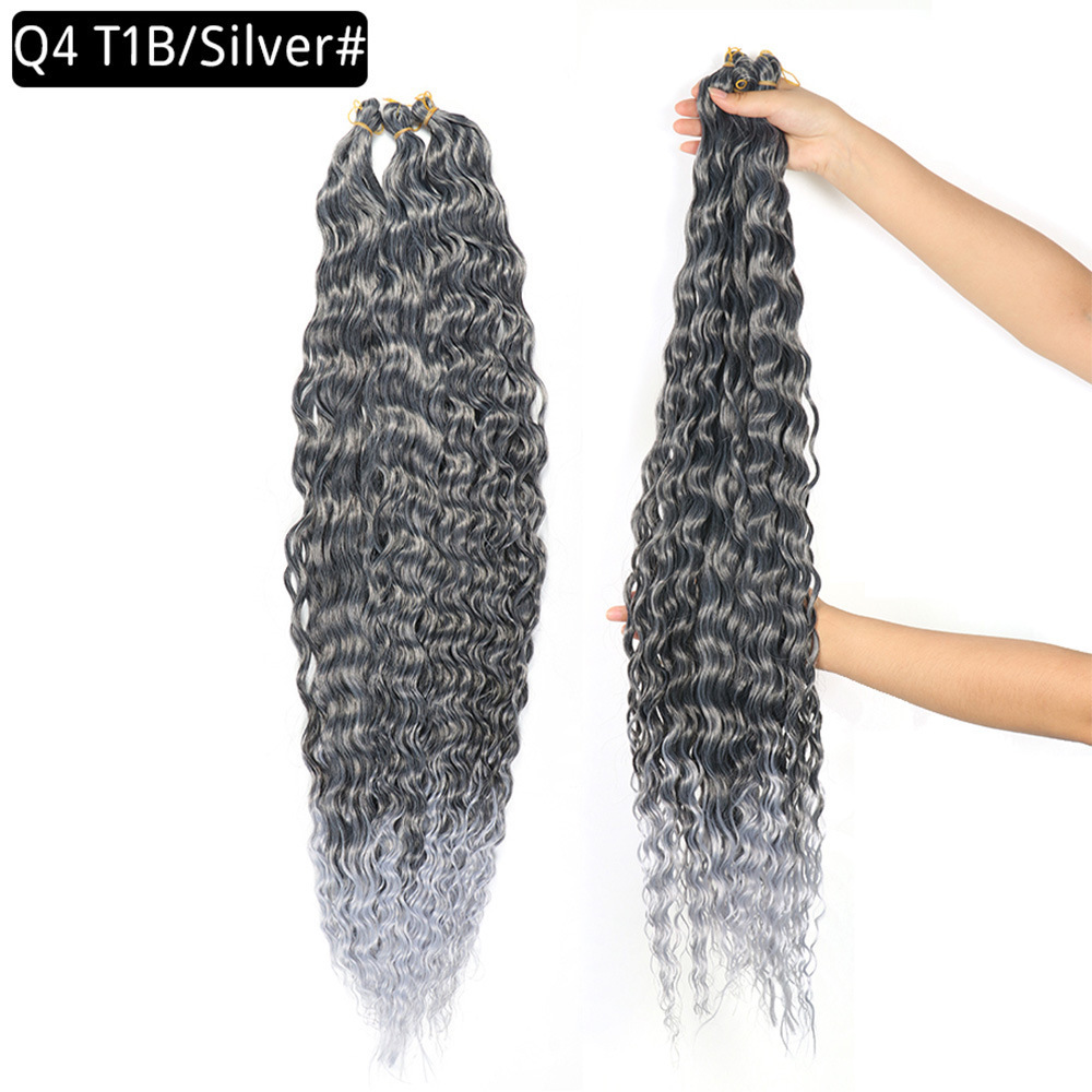 30 inch 120g Wave Crochet Hair Synthetic Passion Twist Braiding Hair Extension Ocean Wave Braiding Hair