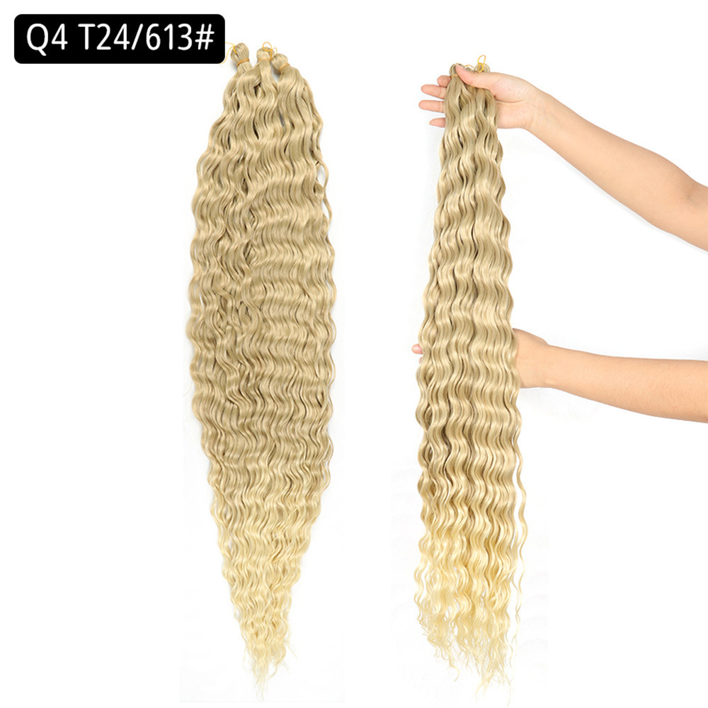 30 inch 120g Wave Crochet Hair Synthetic Passion Twist Braiding Hair Extension Ocean Wave Braiding Hair
