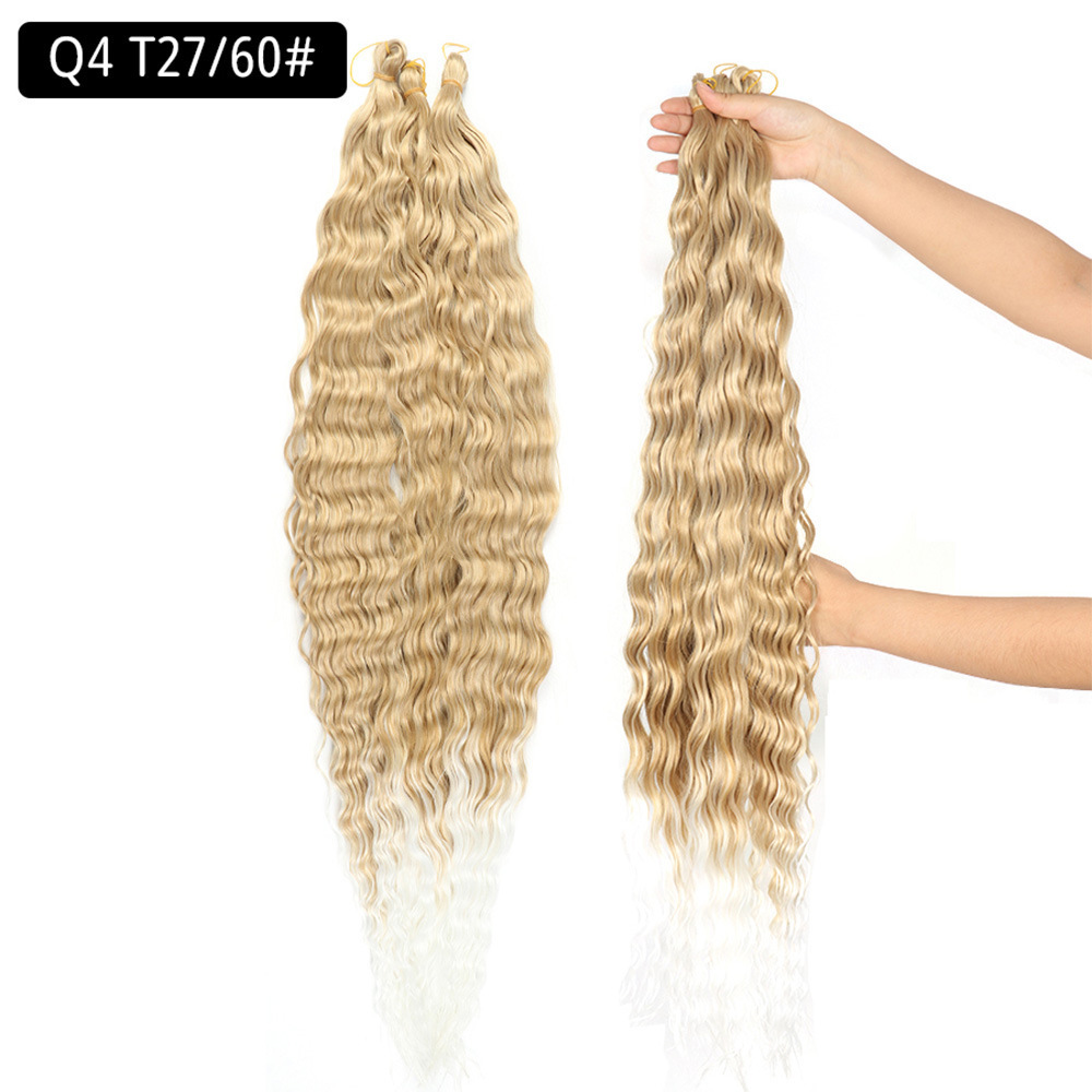 30 inch 120g Wave Crochet Hair Synthetic Passion Twist Braiding Hair Extension Ocean Wave Braiding Hair
