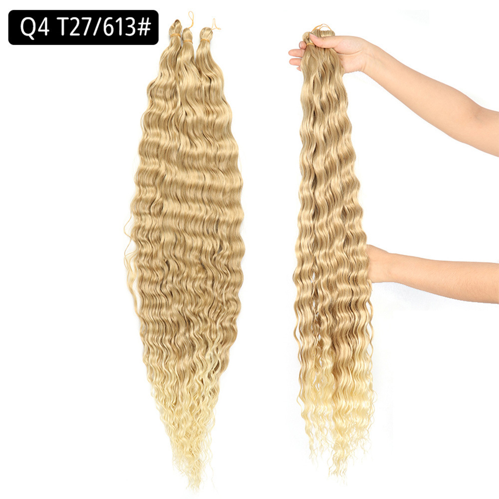 30 inch 120g Wave Crochet Hair Synthetic Passion Twist Braiding Hair Extension Ocean Wave Braiding Hair