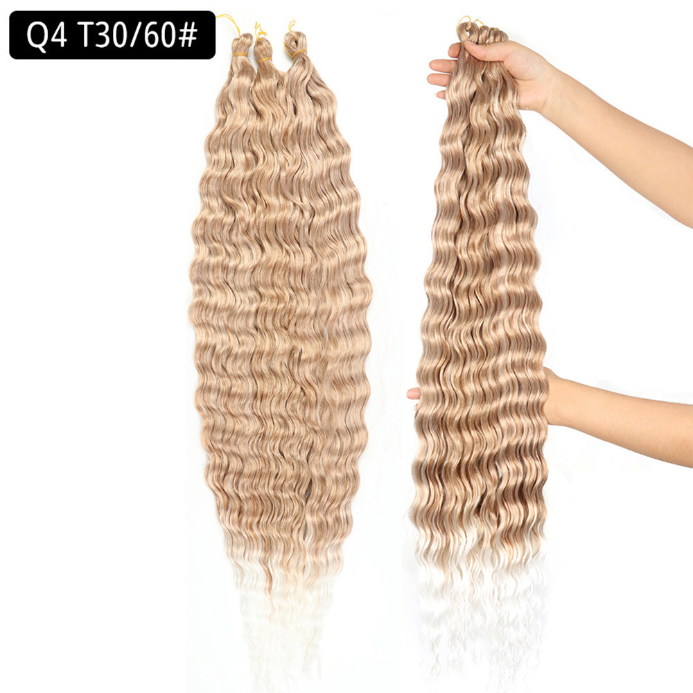 30 inch 120g Wave Crochet Hair Synthetic Passion Twist Braiding Hair Extension Ocean Wave Braiding Hair