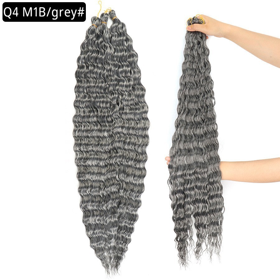 30 inch 120g Wave Crochet Hair Synthetic Passion Twist Braiding Hair Extension Ocean Wave Braiding Hair