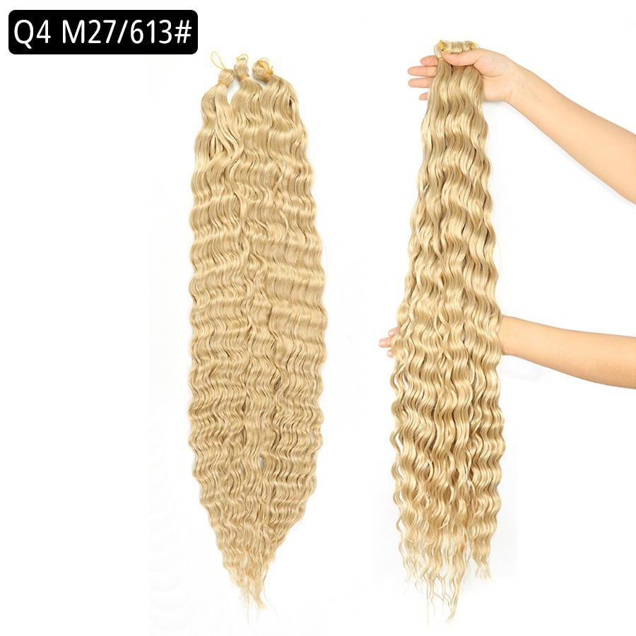 30 inch 120g Wave Crochet Hair Synthetic Passion Twist Braiding Hair Extension Ocean Wave Braiding Hair