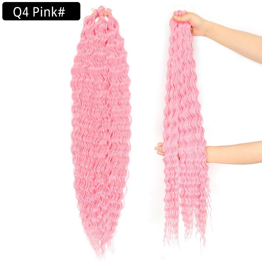 30 inch 120g Wave Crochet Hair Synthetic Passion Twist Braiding Hair Extension Ocean Wave Braiding Hair