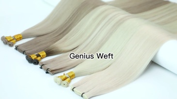 Blonde #20  Genius Weft Hair Extensions 100g  uropean Remy Genius Weft Hair Extensions Virgin Russian Hair