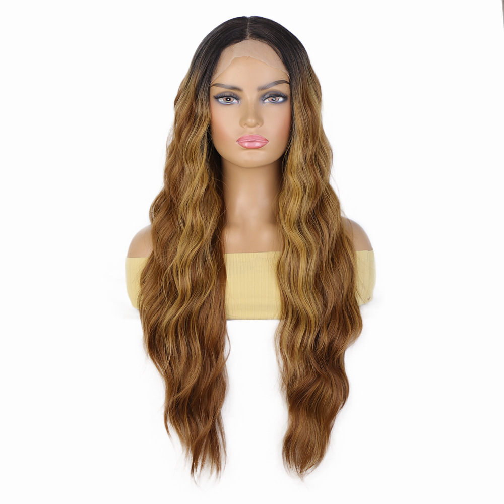 13x4 Long Lace Frontal Wig Synthetic  Lace Front Wigs Heat Resistant fiber Lace wigs for woman