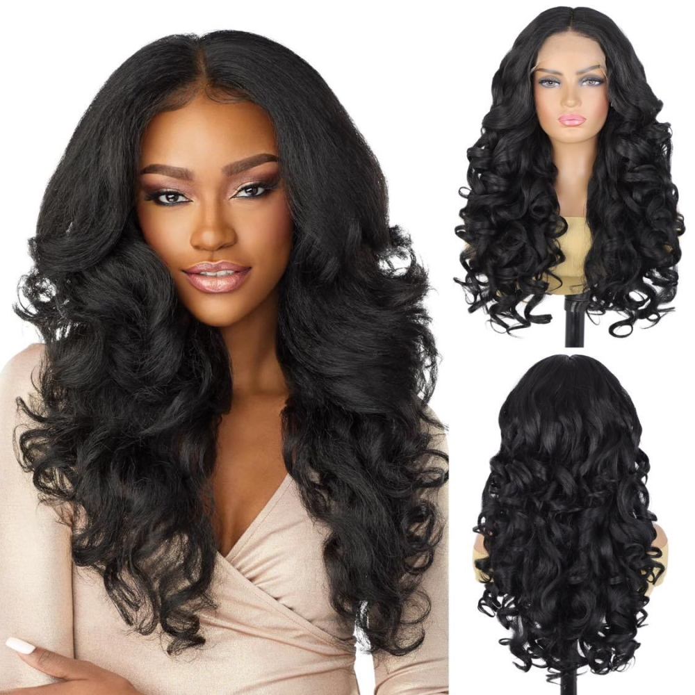 13x4 Long Lace Frontal Wig Synthetic  Lace Front Wigs Heat Resistant fiber Lace wigs for woman