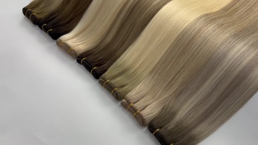 Ombre Blonde #TFF Genius Weft Virgin Hair Extensions 50g Raw Virgin Cuticle Aligned  Extensions Seamless  Genius Weft
