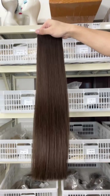 Jet  Black #2 Genius Weft Hair Extensions 50g Cuticle Aligned Virgin Hair Extensions Genius Weft