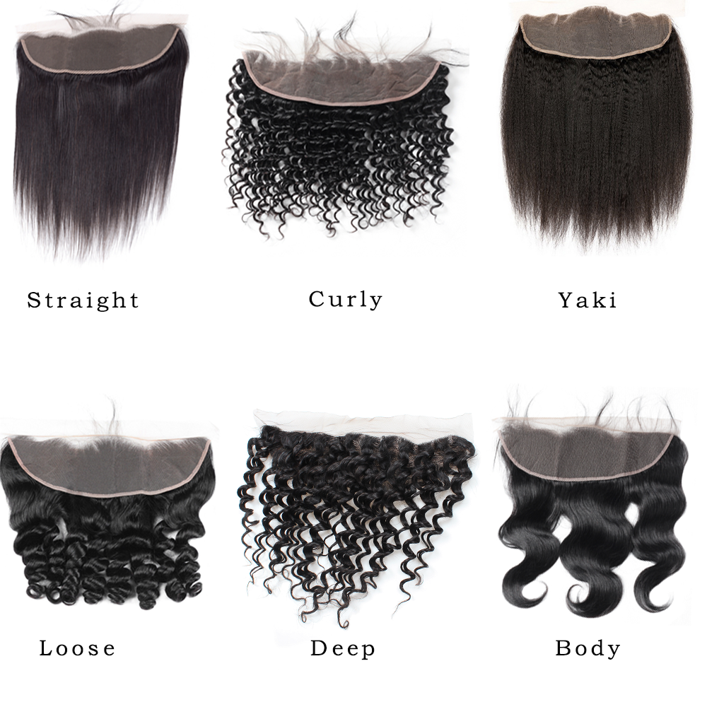 13x4 Body Wave  Natural Color  Human Hair Lace Frontal  Remy Human Hair Transparet  Lace Frontal For Woman