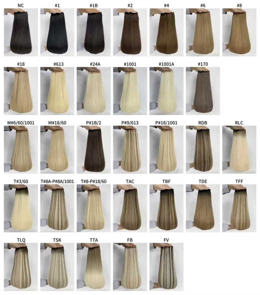 Brown #6  Genius Weft Virgin Hair Extensions 50g Raw Virgin Cuticle Aligned  Extensions Seamless  Genius Weft