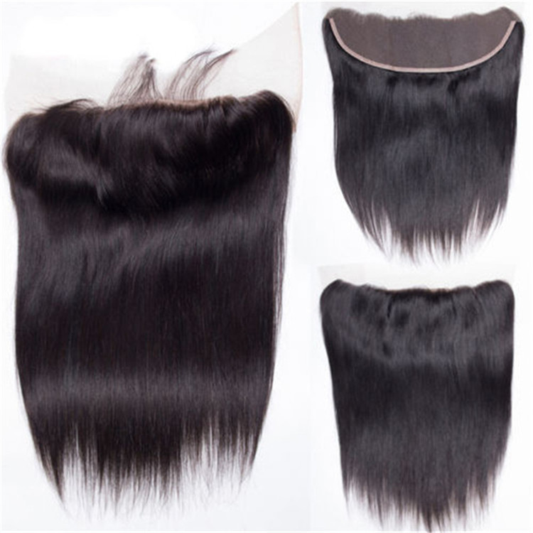 13x4 Body Wave  Natural Color  Human Hair Lace Frontal  Remy Human Hair Transparet  Lace Frontal For Woman