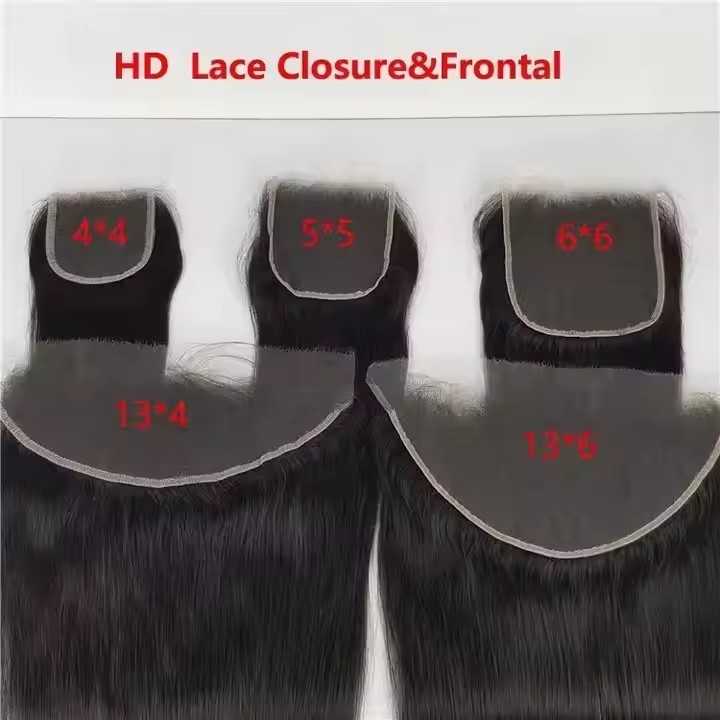 6x6  HD  Lace Closure  Thin HD Lace Closure Undectable Cuticle Aligned HD Lace Frontal for Woman