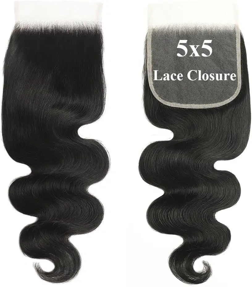 5x5  HD  Lace Closure  Thin HD Lace Closure Woman Lace Frontal 100% Human Hair Virgin Lace Frontals
