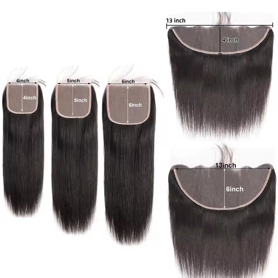 13x4 Body Wave  Natural Color  Human Hair Lace Frontal  Remy Human Hair Transparet  Lace Frontal For Woman
