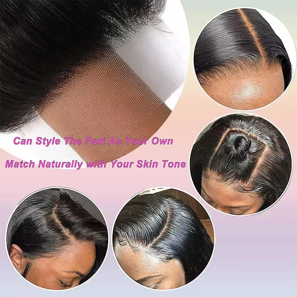 13x4 Body Wave  Natural Color  Human Hair Lace Frontal  Remy Human Hair Transparet  Lace Frontal For Woman