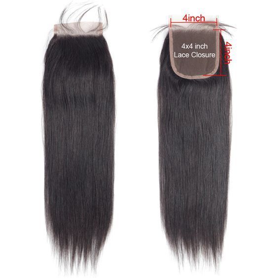 4x4  HD  Lace Closure  Thin HD Lace Closure  for Woman  100% Virgin Remy  Human Hair  Lace Closure