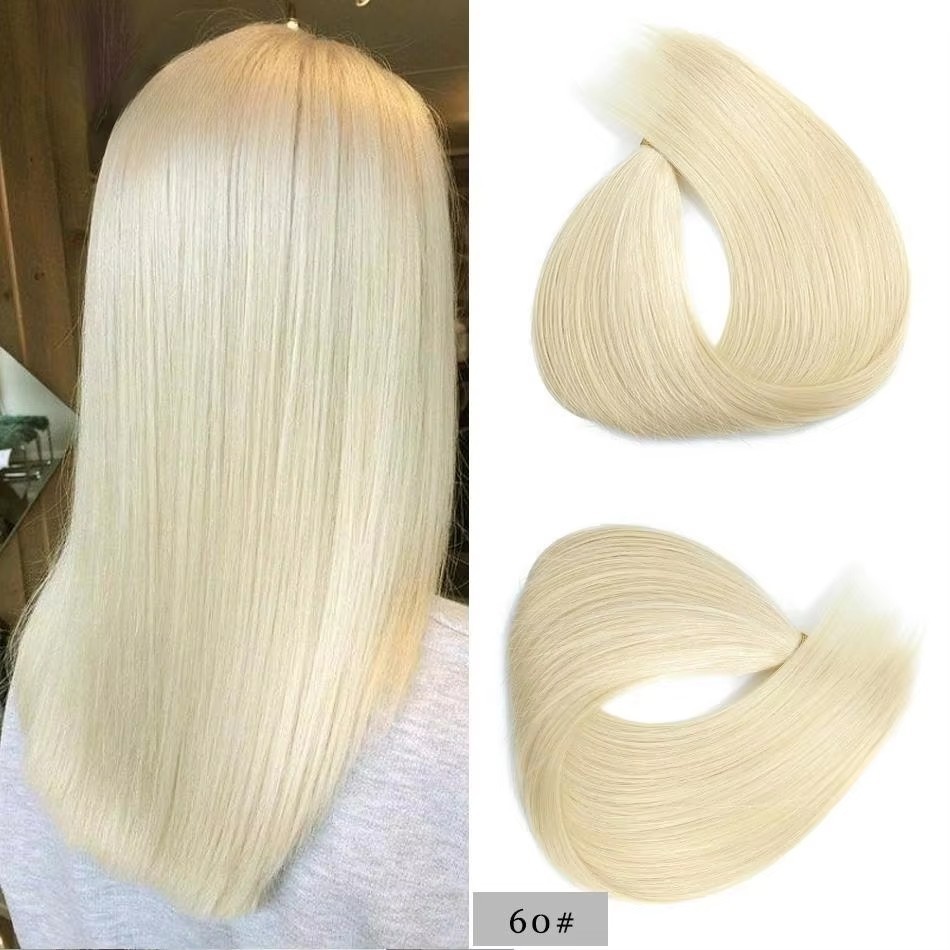 9A 100g  Platinum  Blonde #60  Pre Bonded Keratin I Tip  Hair Extensions   Capsule Keratin Natural Fusion  Remy Human Hair Extensions
