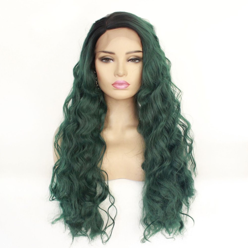 Corn Curly 14 inch -22 inch  Bob Synthetic Lace Wigs 13x4 Synthetic Fiber Wigs Bob  Heat Resistant  Wigs for Woman
