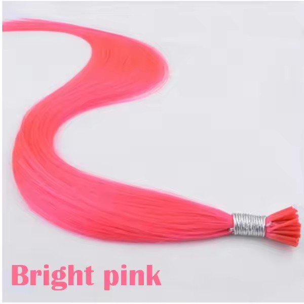11A 100g  Pink Prebond I Tip Virgin Human Hair Extensions Natural Real Hair Fusion Blue Purple Pink  Human Hair Extensions