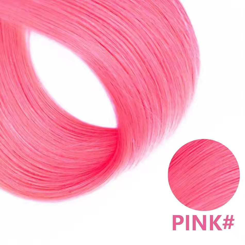 11A 100g Colorful  Prebond I Tip Virgin Human Hair Extensions Natural Real Hair Fusion Blue Purple Pink  Human Hair Extensions
