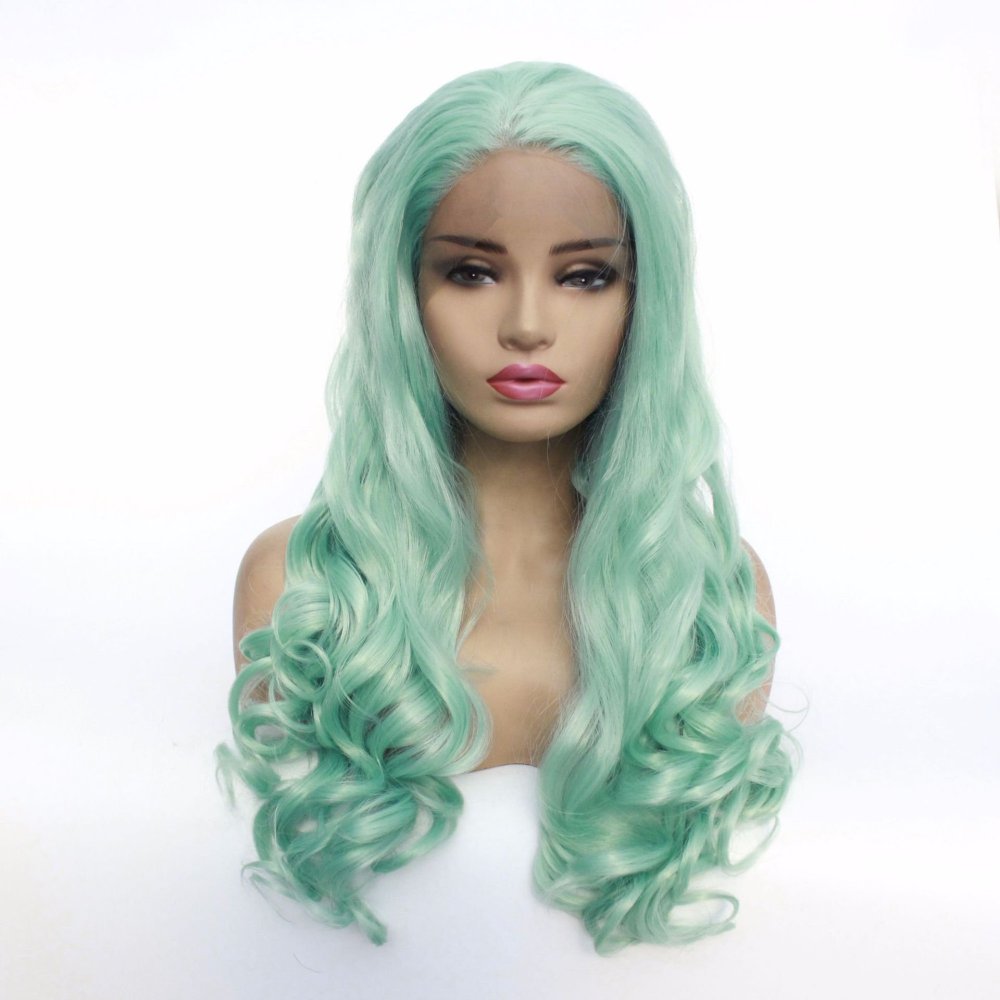 Long Body Wave Lace Front  Synthetic Wigs 13x4 Heat Resistant Lace Wigs With Baby Hair  For  Women
