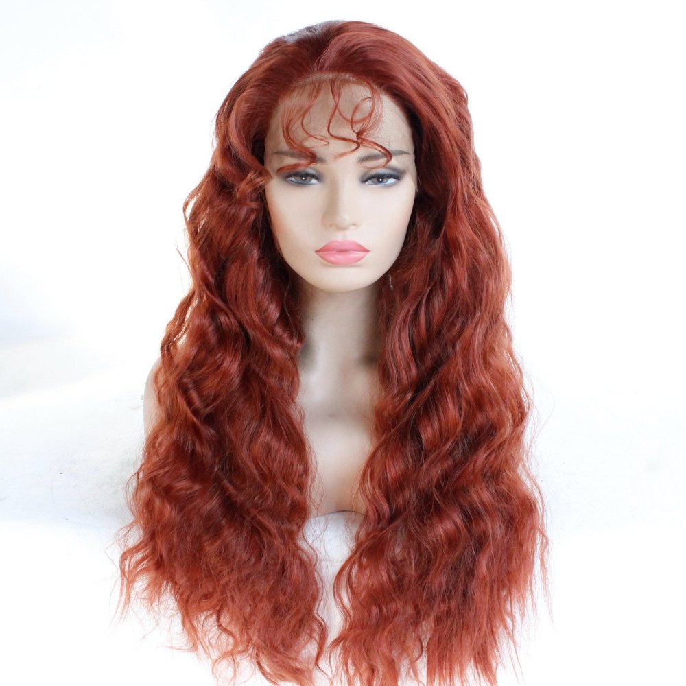 Long Corn Curly  Synthetic Lace Wigs 13x4   Heat Resiatant Synthetic Lace Front Wigs For Women Natural Wave Daily Wear Cosplay Wigs