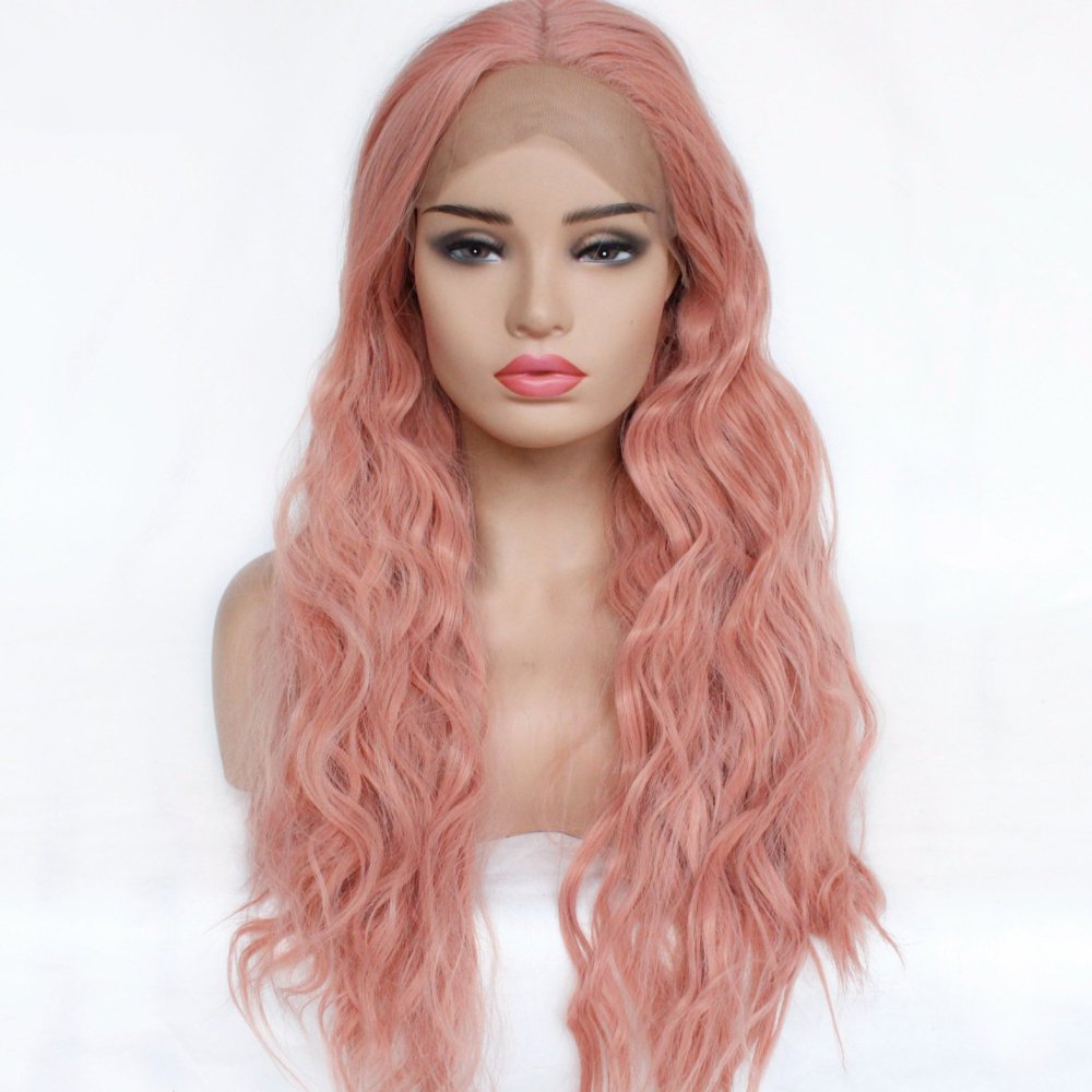 Long Corn Curly  Synthetic Lace Wigs 13x4   Heat Resiatant Synthetic Lace Front Wigs For Women Natural Wave Daily Wear Cosplay Wigs