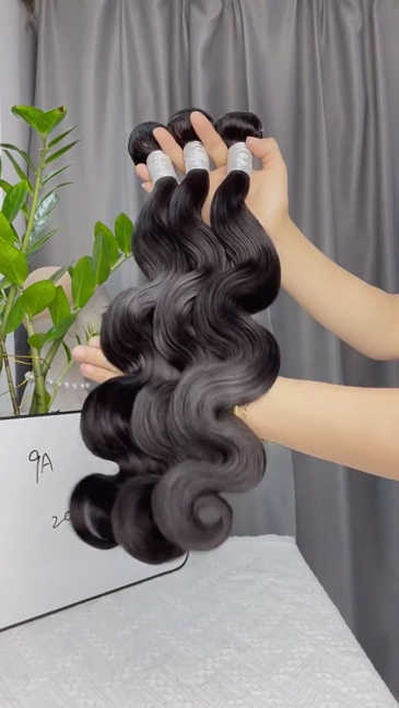 10A  Body  Wave  Raw Hair Bundles  Remy Human Hair Bundles Brazilian Virgin Hair Weft Extesions  Natural Color 100% Human Hair Weave