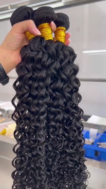 8A  Water Wave Human Hair Weave 30 Inches Human Hair Bundles Natural Brazilian 100% Human Hair Weft Extensions For Women