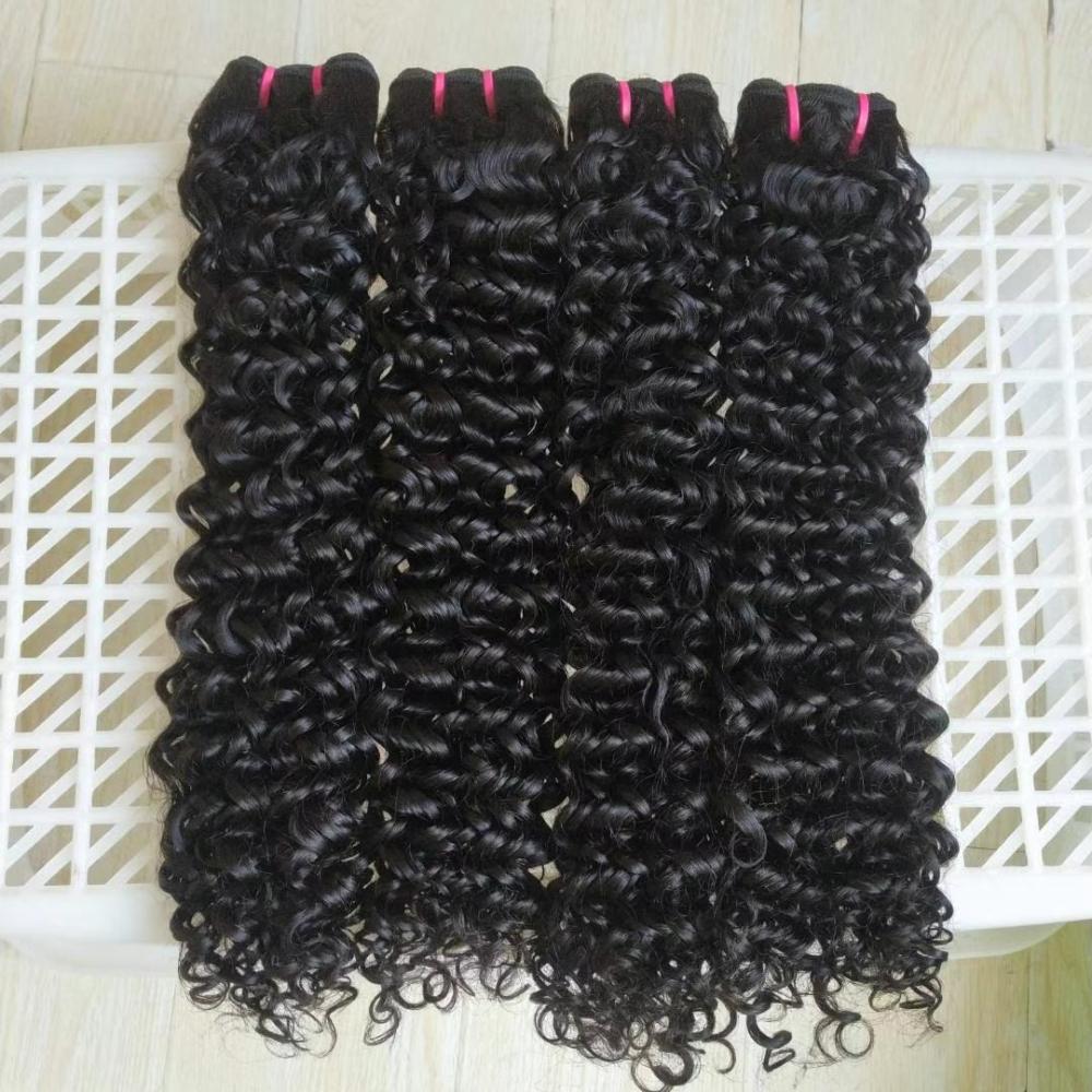 15A Grade Water  Wave  Double Drawn   Raw Hair Weave Bundles Double Weft Raw Hair Extensions Weaving Thick Hair