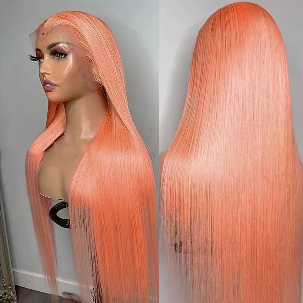 13x4 Long Straight Blonde Lace Front  Synthetic Wigs Glueless Heat Resistant Fiber Hair Synthetic Hair Wigs for Fashion Women