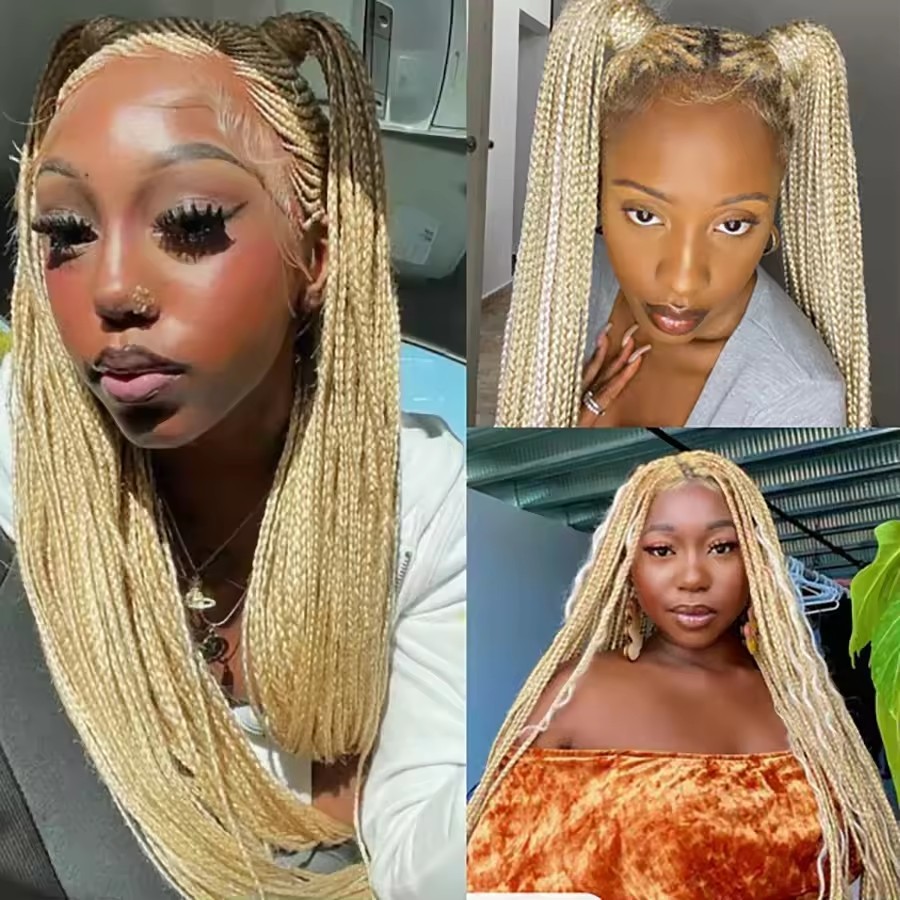 10A Blonde #613  Straight for Braiding Straight Brazilian Virgin No Weft Brazilian Remy Hair Extensions 100g/Pcs/Pack