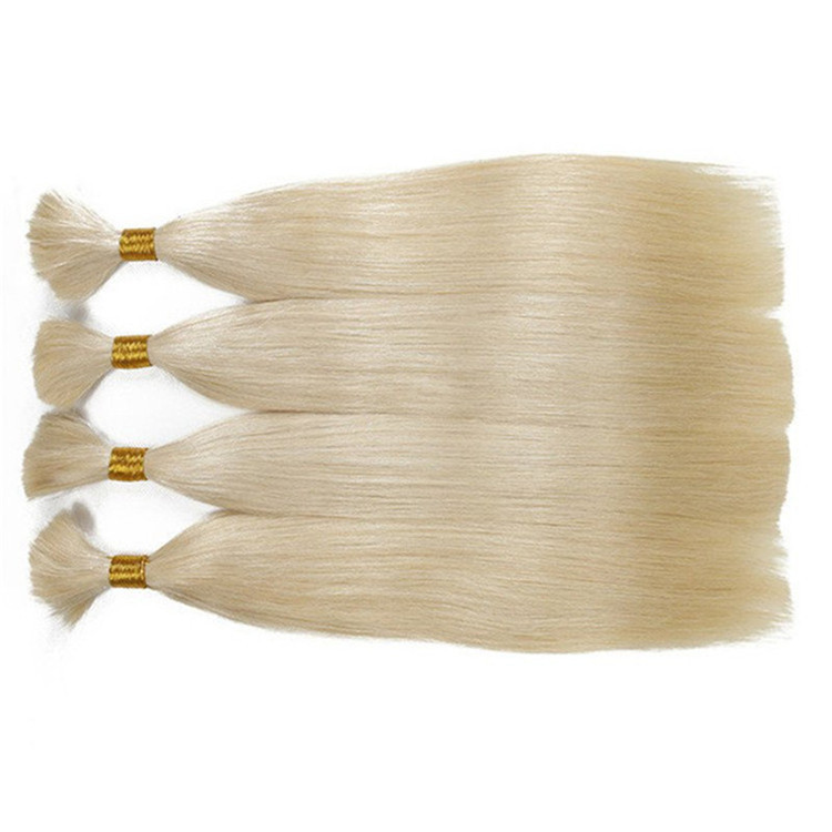 10A Brown #4  Straight for Braiding Straight Brazilian Virgin No Weft Brazilian Remy Hair Extensions 100g/Pcs/Pack