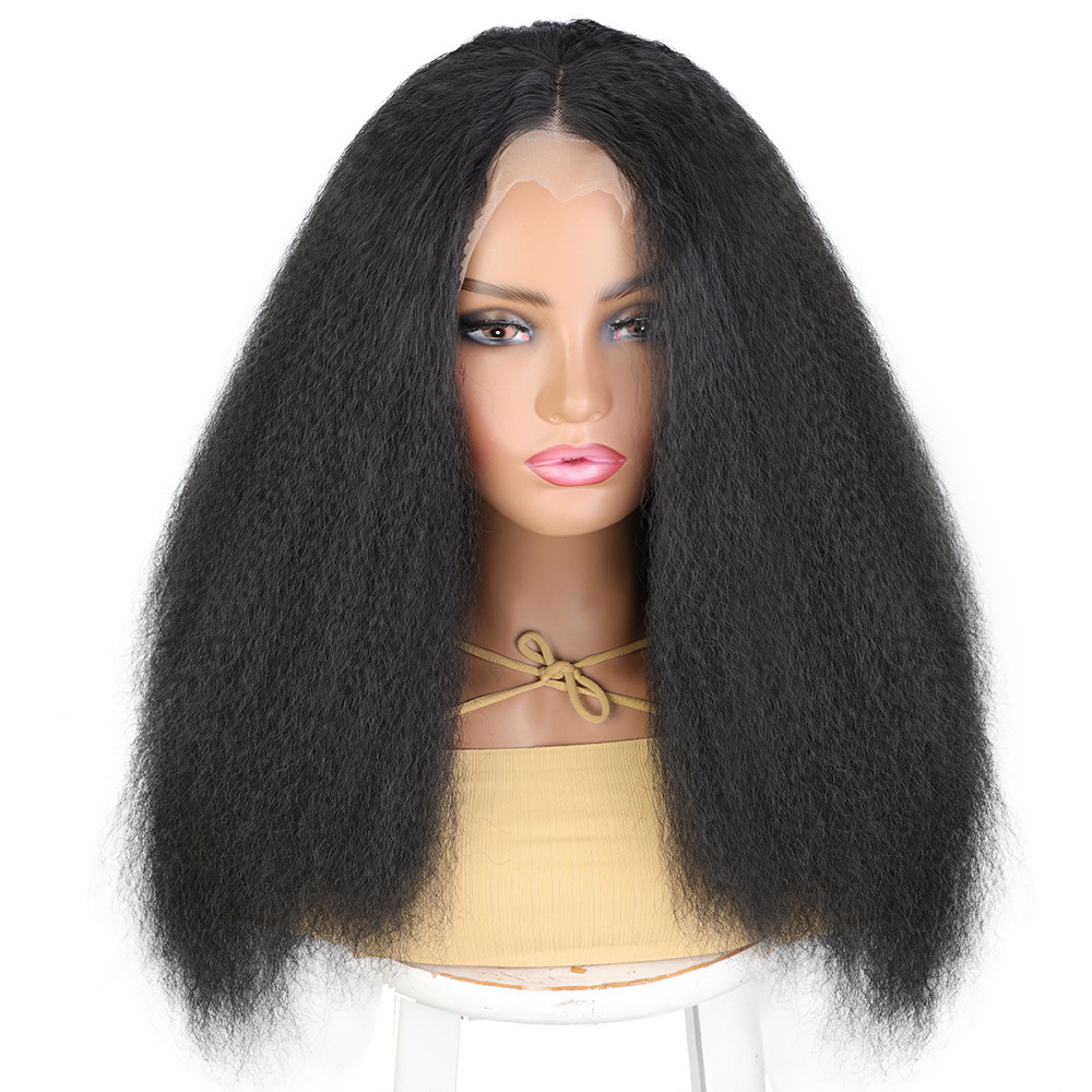 Long Wave 13*4 Lace Front Synthetic Wigs,Glueless Lace Front Fiber  Wig with Pre Plucked Natrural Looking Wigs