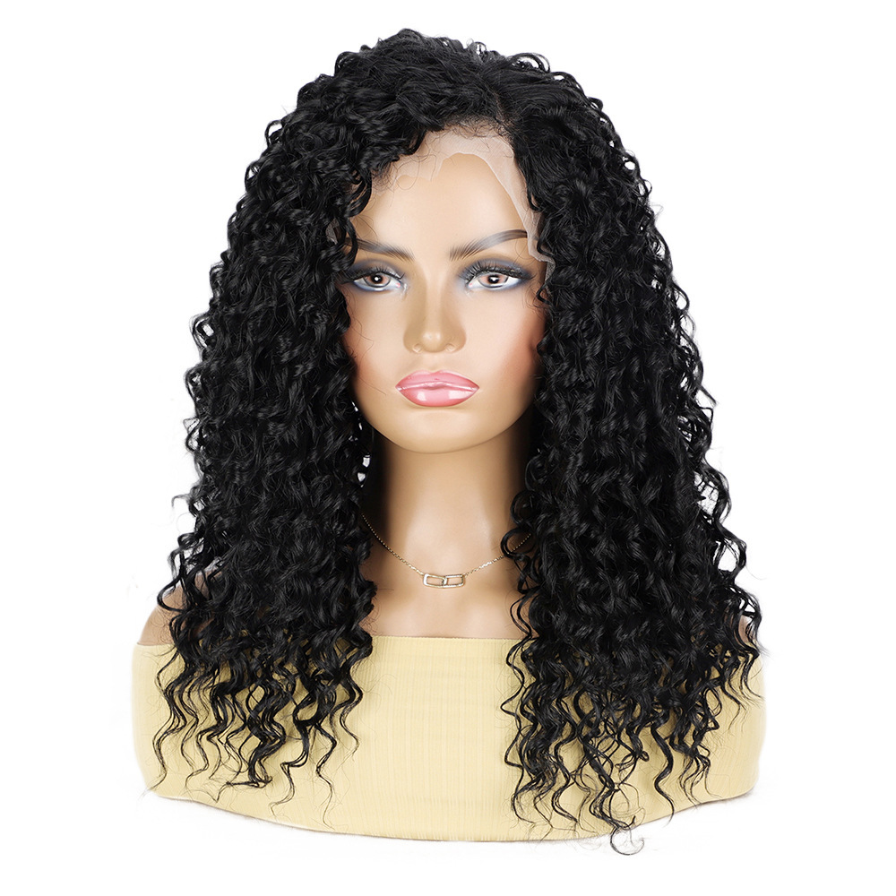 Long Wave 13*4 Lace Front Synthetic Wigs,Glueless Lace Front Fiber  Wig with Pre Plucked Natrural Looking Wigs