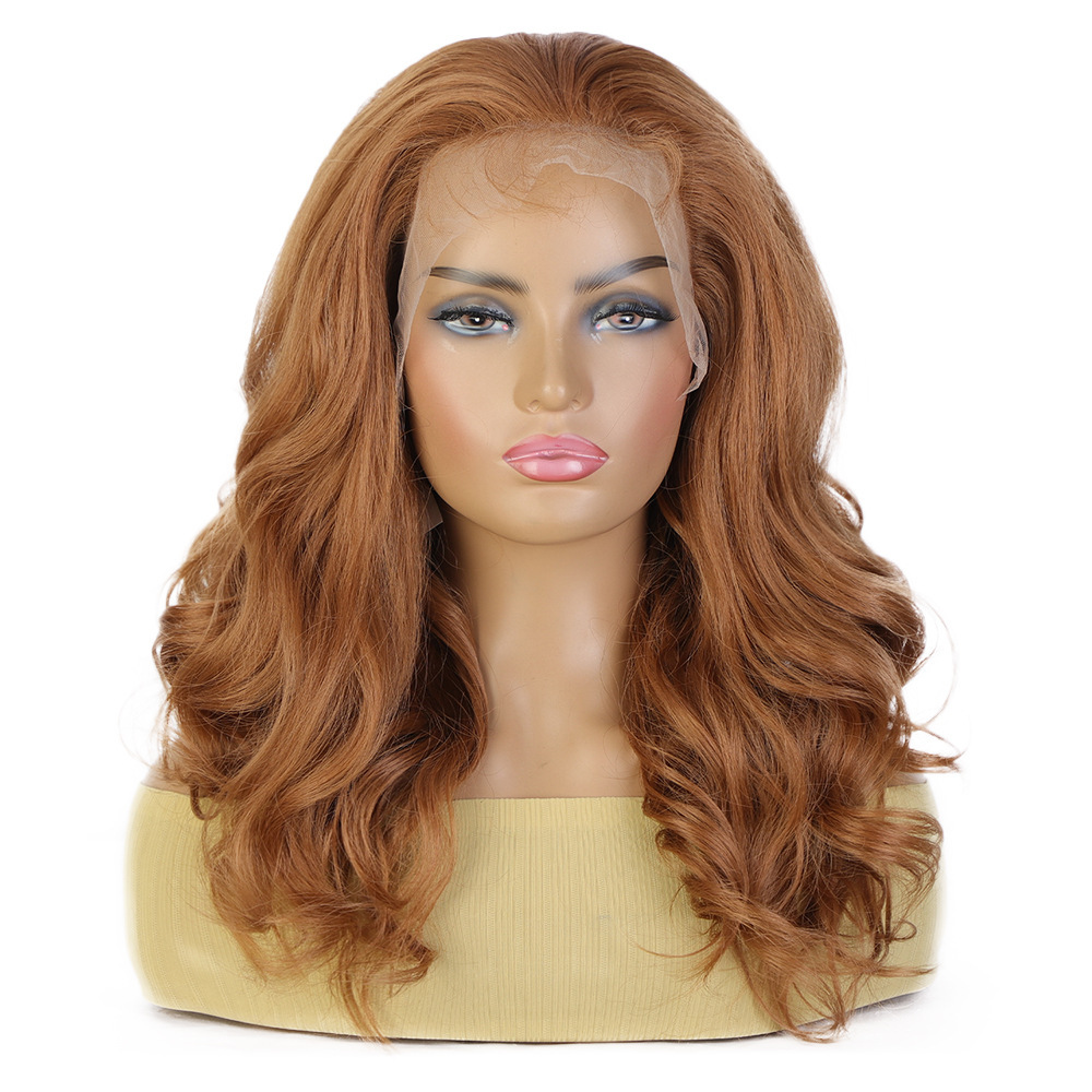 Long Wave 13*4 Lace Front Synthetic Wigs,Glueless Lace Front Fiber  Wig with Pre Plucked Natrural Looking Wigs