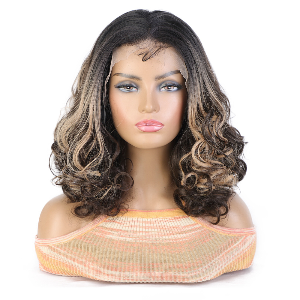 Long Wave 13*4 Lace Front Synthetic Wigs,Glueless Lace Front Fiber  Wig with Pre Plucked Natrural Looking Wigs