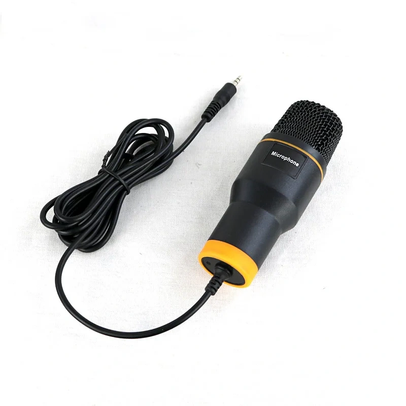 condenser microphone mobile phone computer live broadcast Karaoke wired recording microphone with bracket set foreign trade