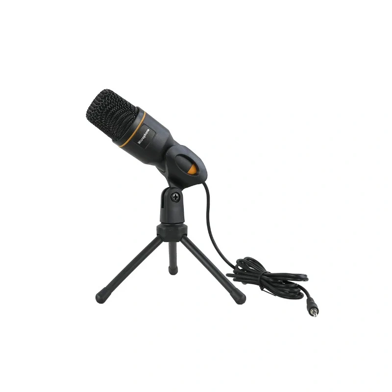 condenser microphone mobile phone computer live broadcast Karaoke wired recording microphone with bracket set foreign trade