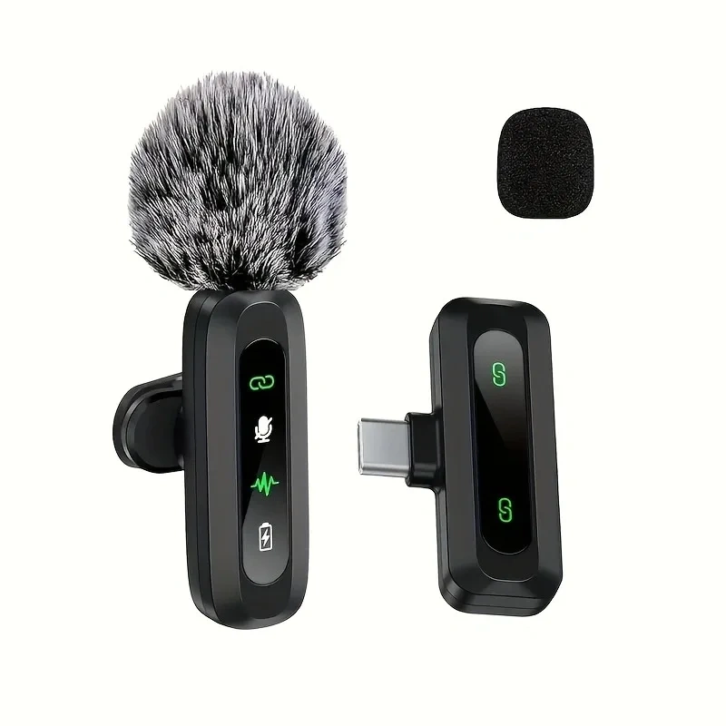 private model wireless collar microphone radio noise reduction recording broadcast small microphone shooting collar microphone