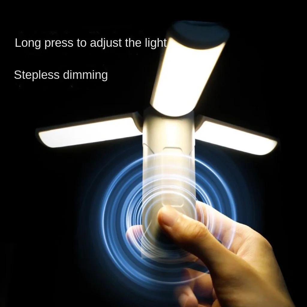Multifunctional Folding Outdoor Camping Light Long Battery Life Atmosphere Camping Outdoor Lighting Charging Tent Portable
