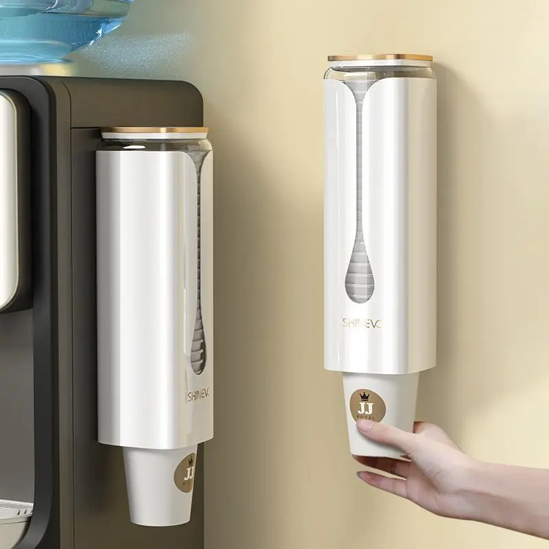 Disposable Cup Cup Picker Water Dispenser Water Cup Rack Wall Hanging Storage Kitchen Rack Paper Cup Holder Cup Holder