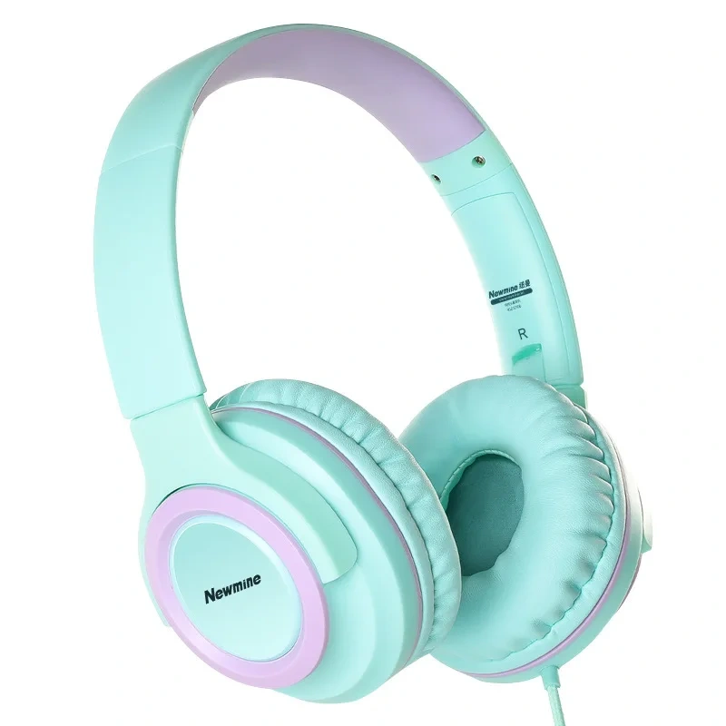 Newman T08 Children's Headphones Wired Sound Insulation Noise Reduction Student Learning Headphones Universal for Boys and Girls