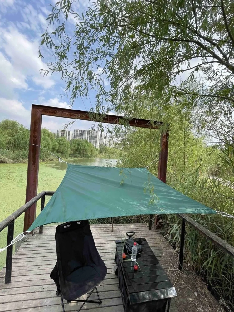 Sunshade Canvas Triangle Sunshade Net Sunshade Cloth Triangle Sunshade Cloth Outdoor Awning Portable