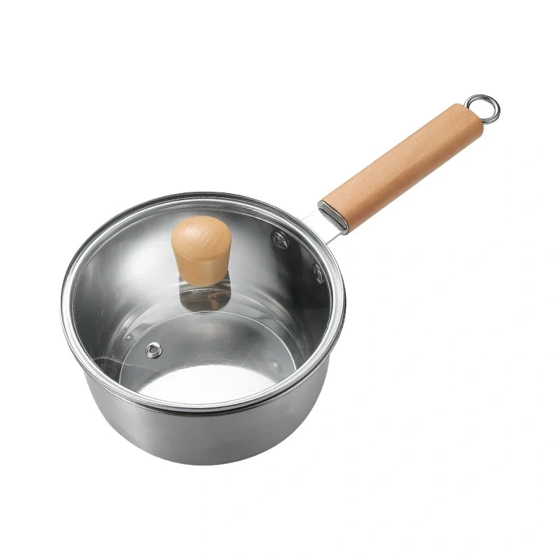 316 Stainless Steel Milk Pot Baby Complementary Food Pot Extra Thick Non-stick Pot Instant Noodle Pot Baby Cooking